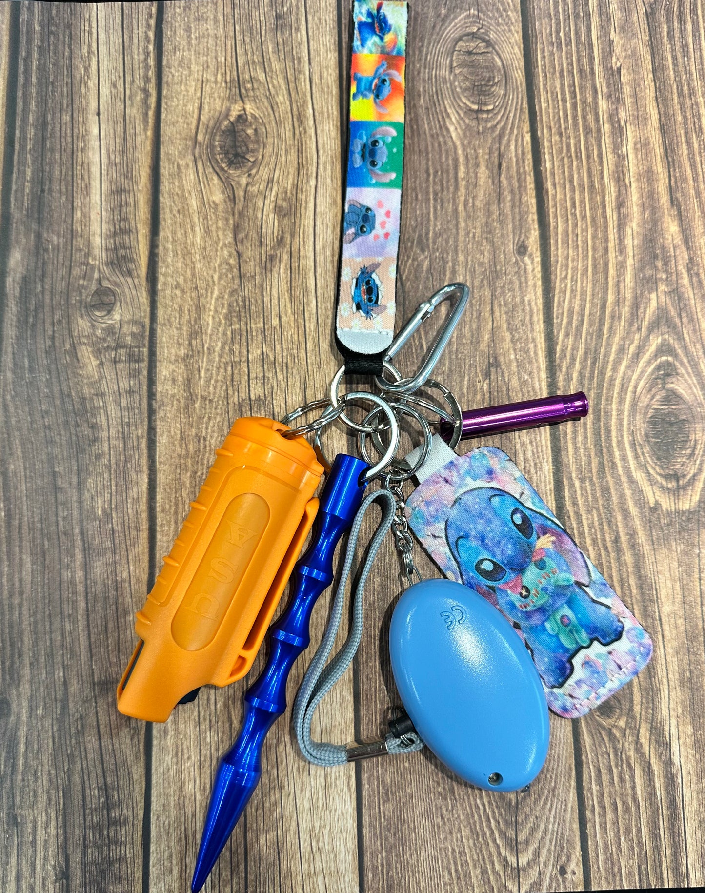 Fully loaded saftey keychain