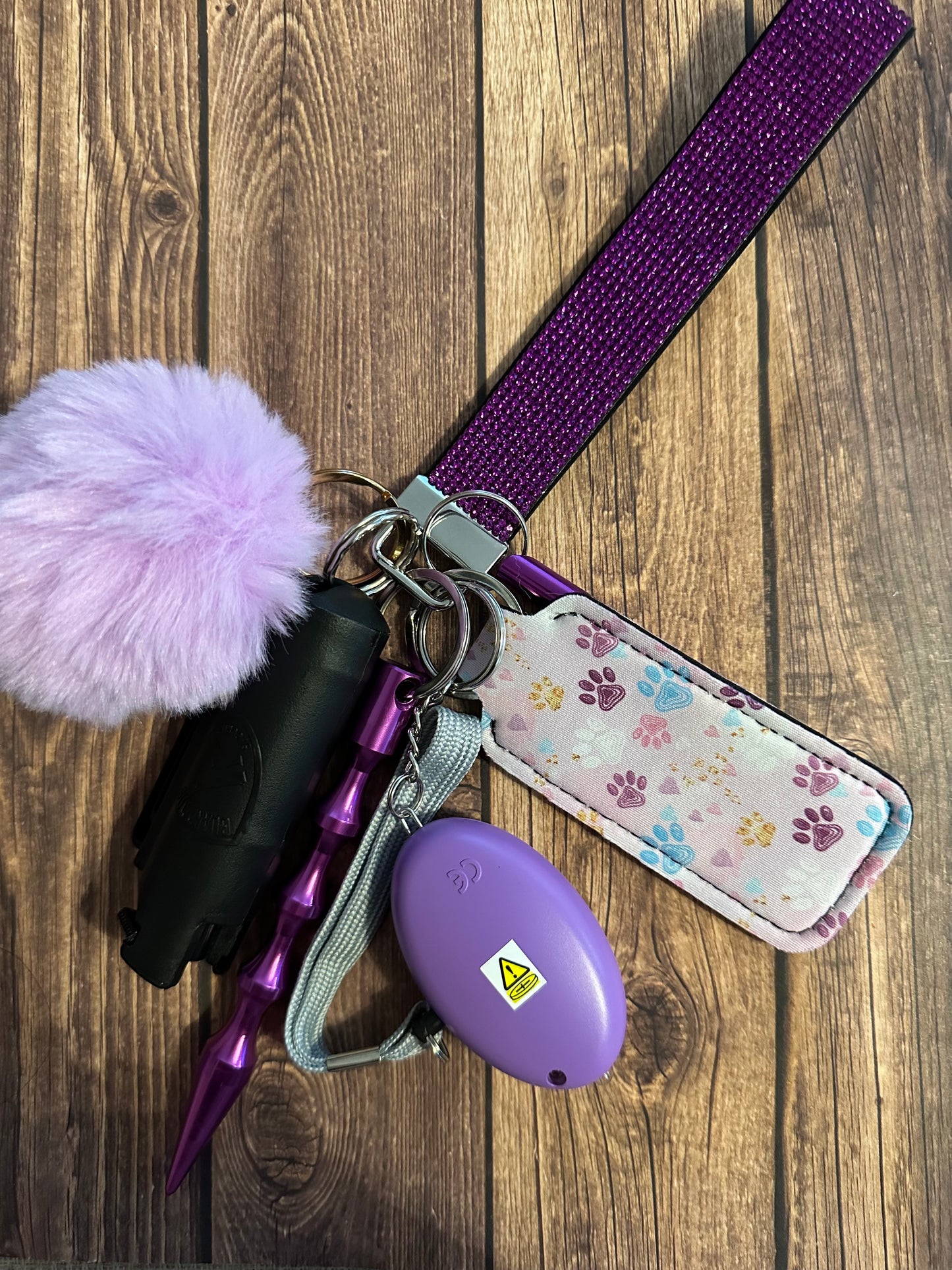 Fully loaded safety keychain