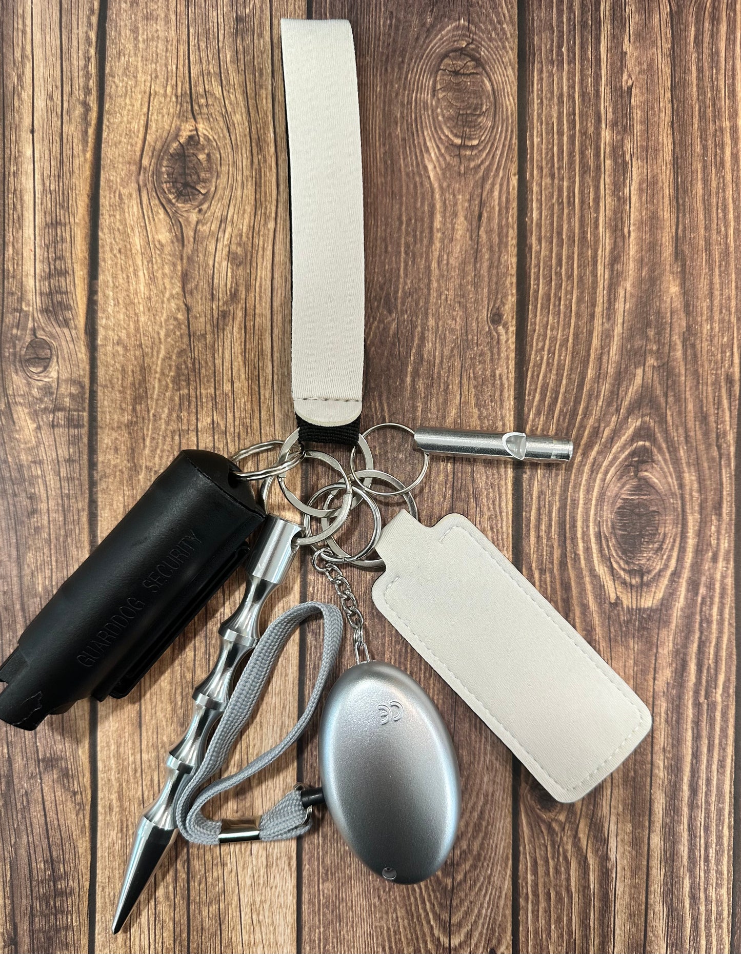 Fully loaded safety keychain