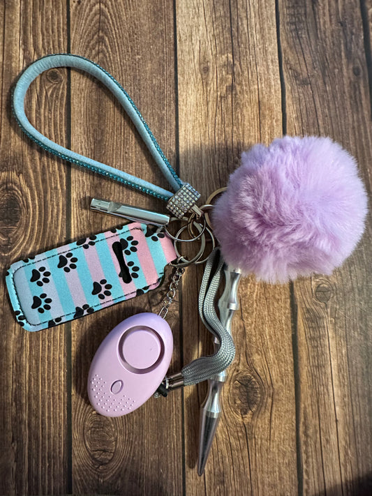 Basic safety keychain