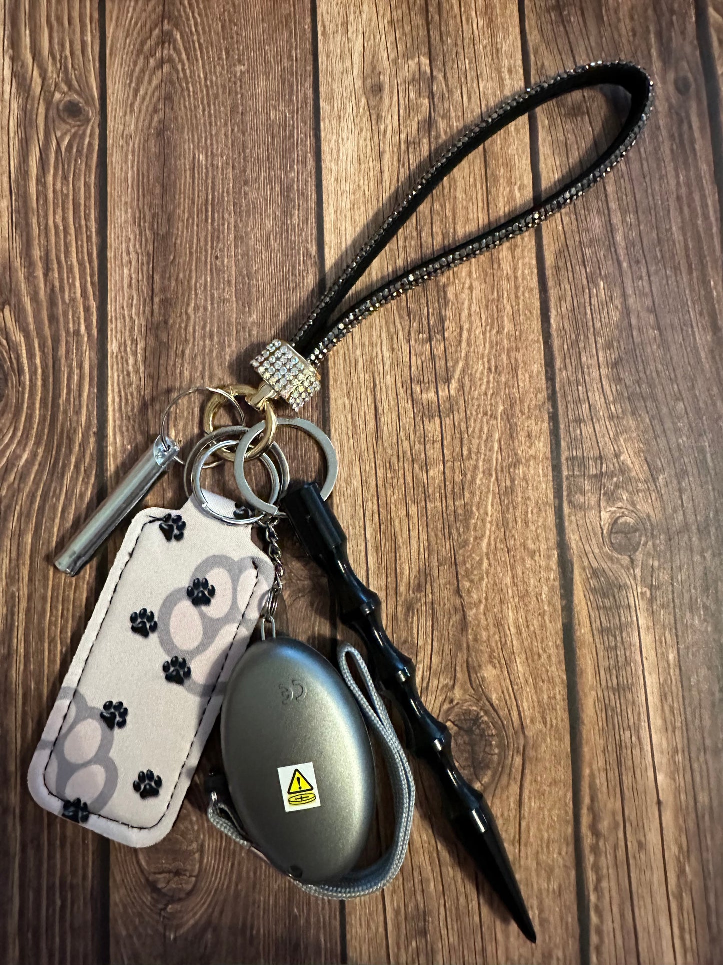 Basic safety keychain