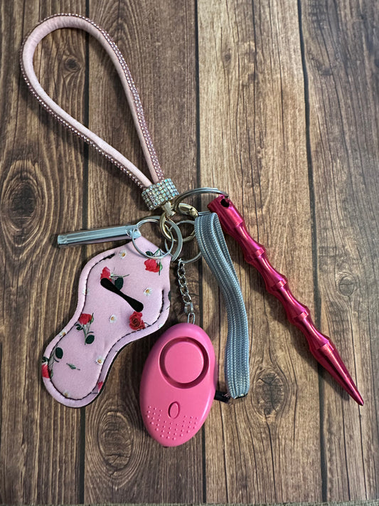 Basic safety keychain