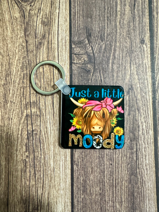 Just a little moody keychain