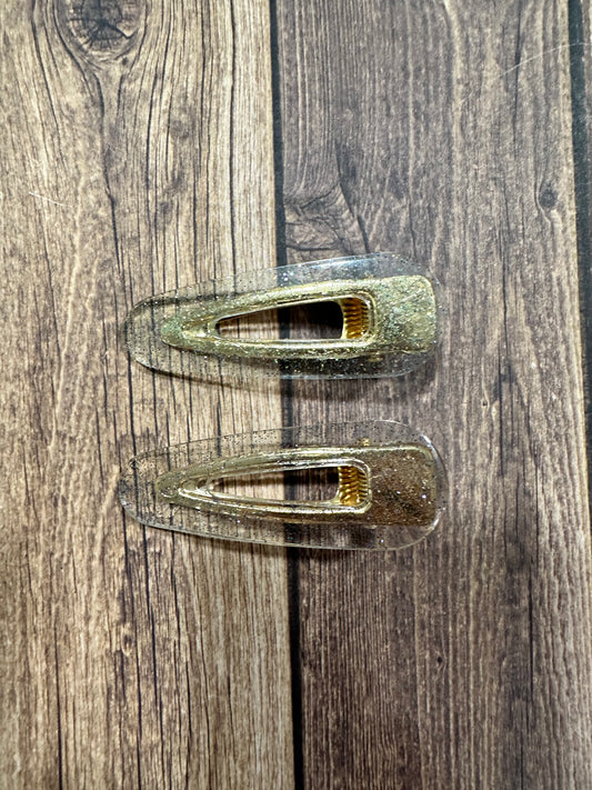 Water drop hair clip set