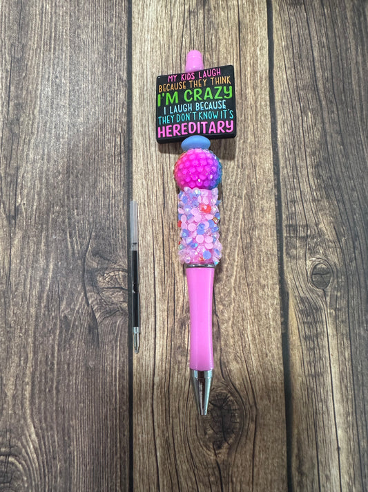 Beaded pen