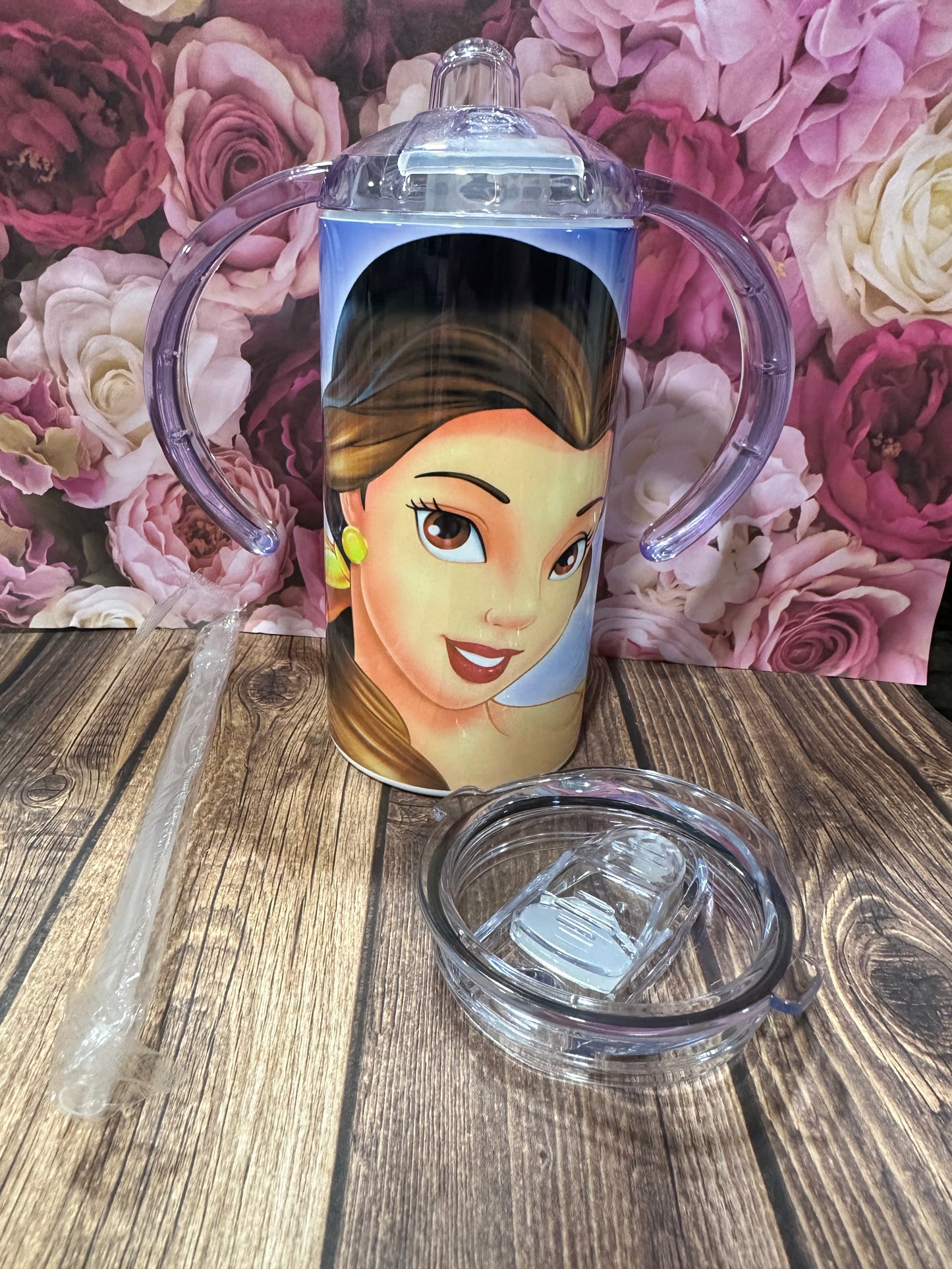 12 oz straight stainless-steel double walled sippy cup/ regular tumbler.