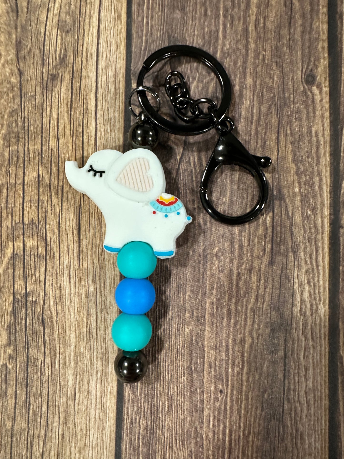 Beaded keychain