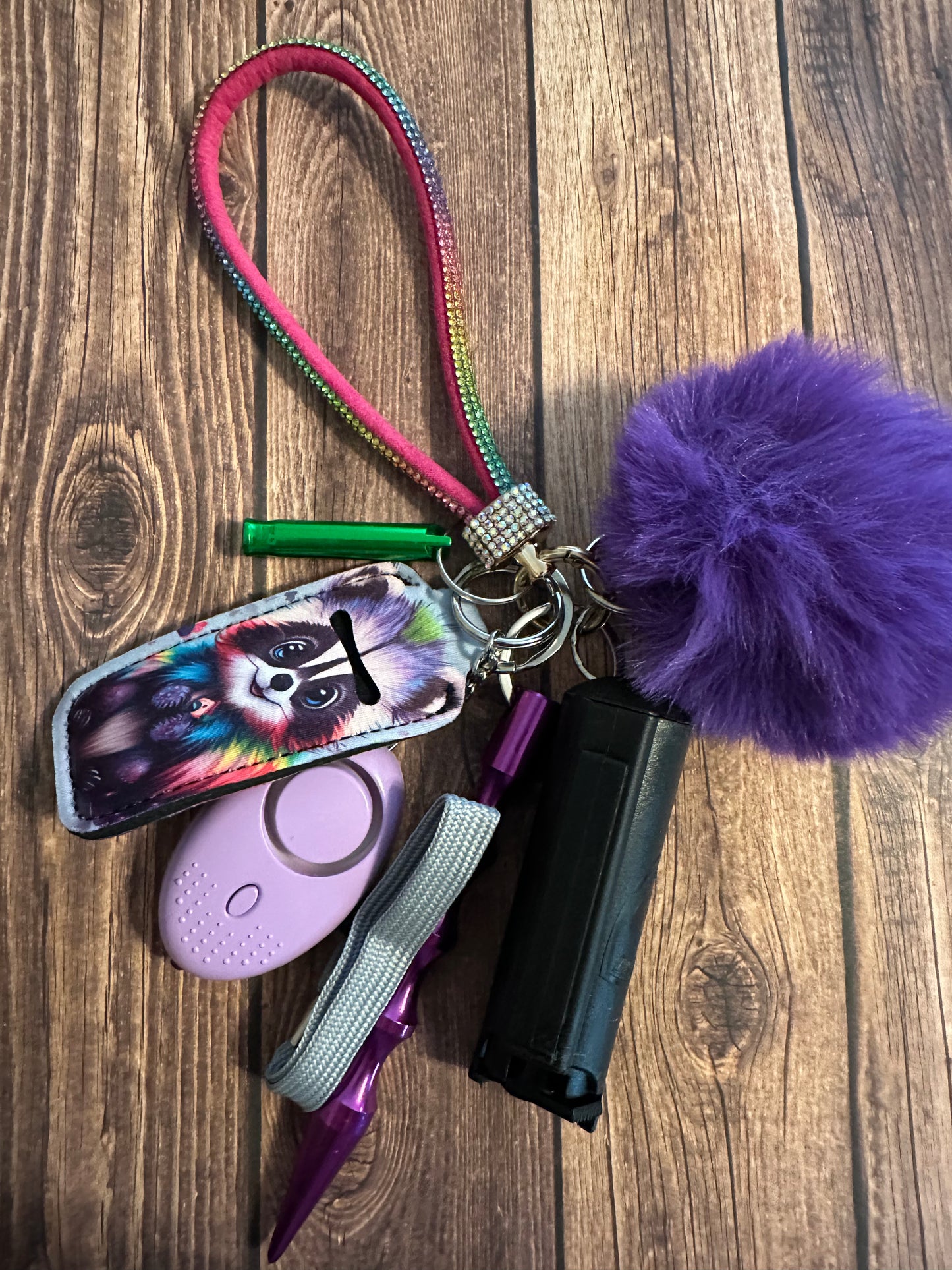 Fully loaded safety keychain