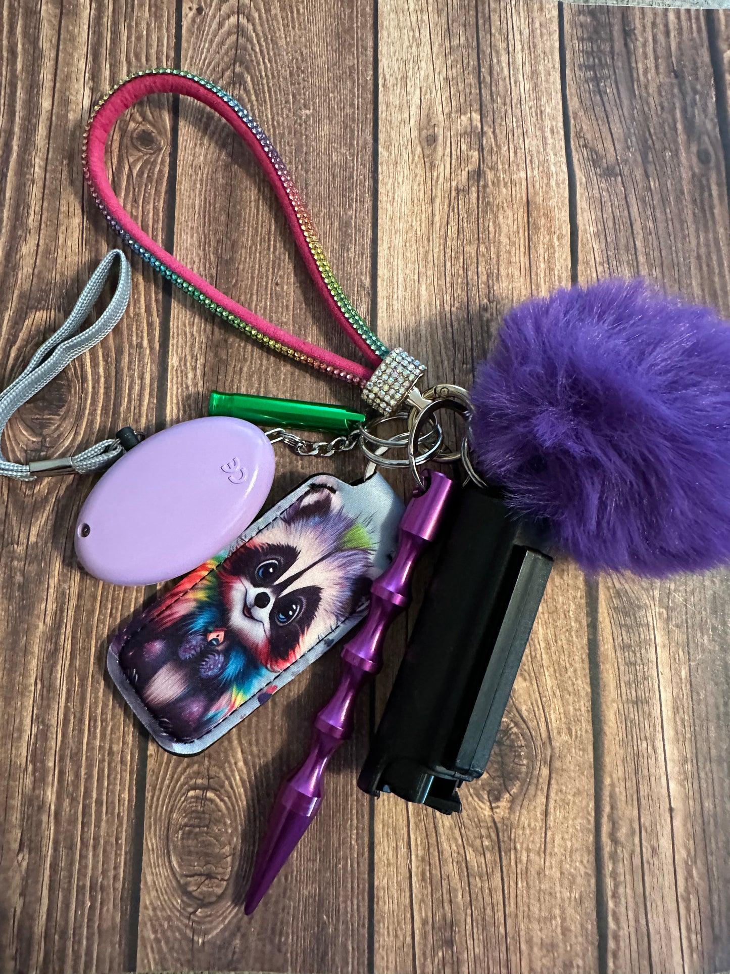 Fully loaded safety keychain