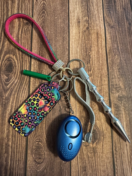 Basic safety keychain