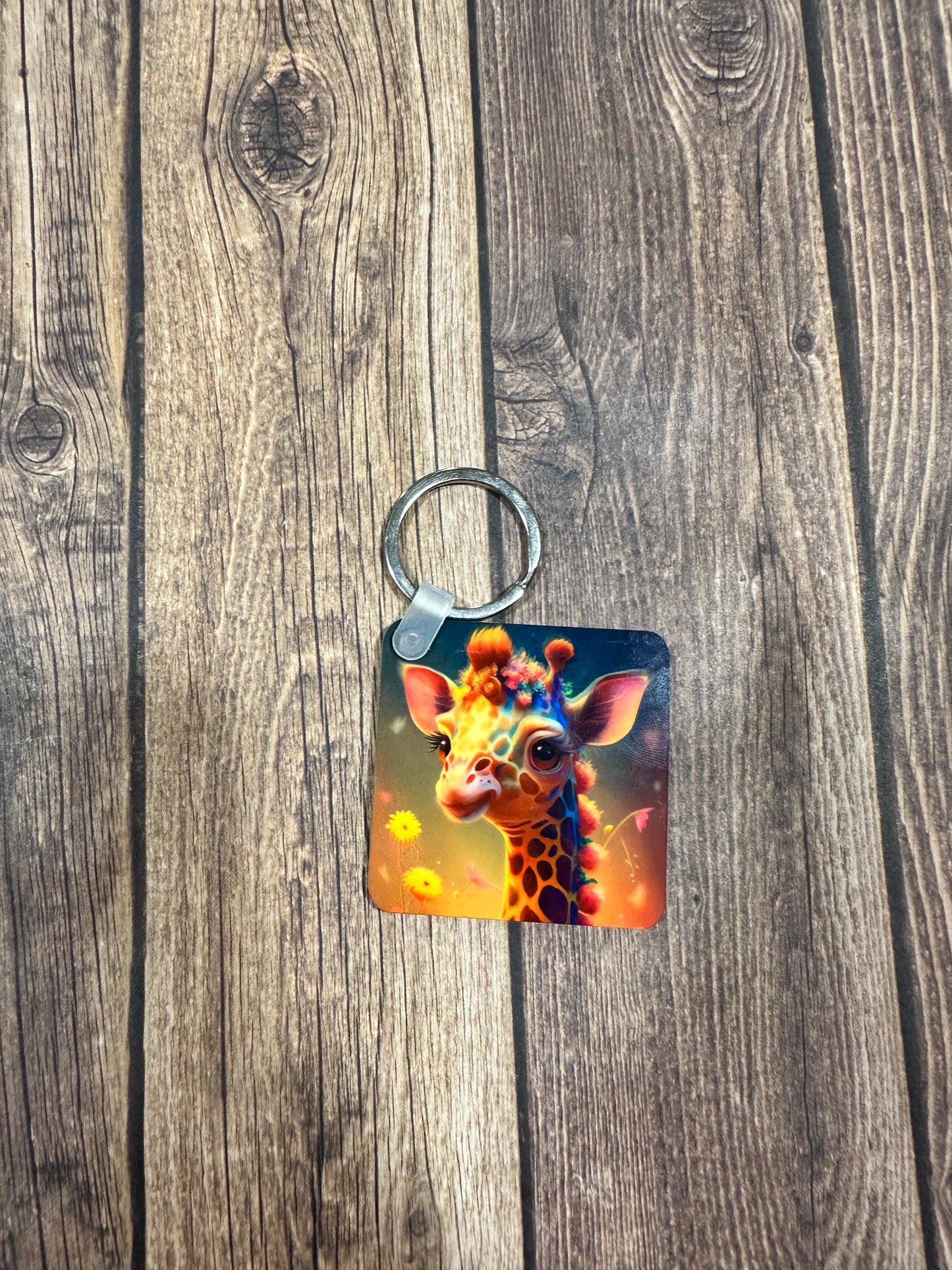 Giraffe keychain