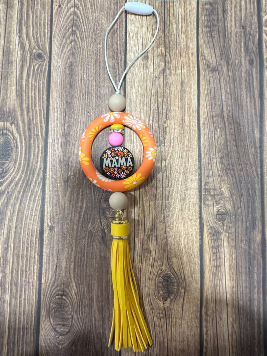 Beaded car charm