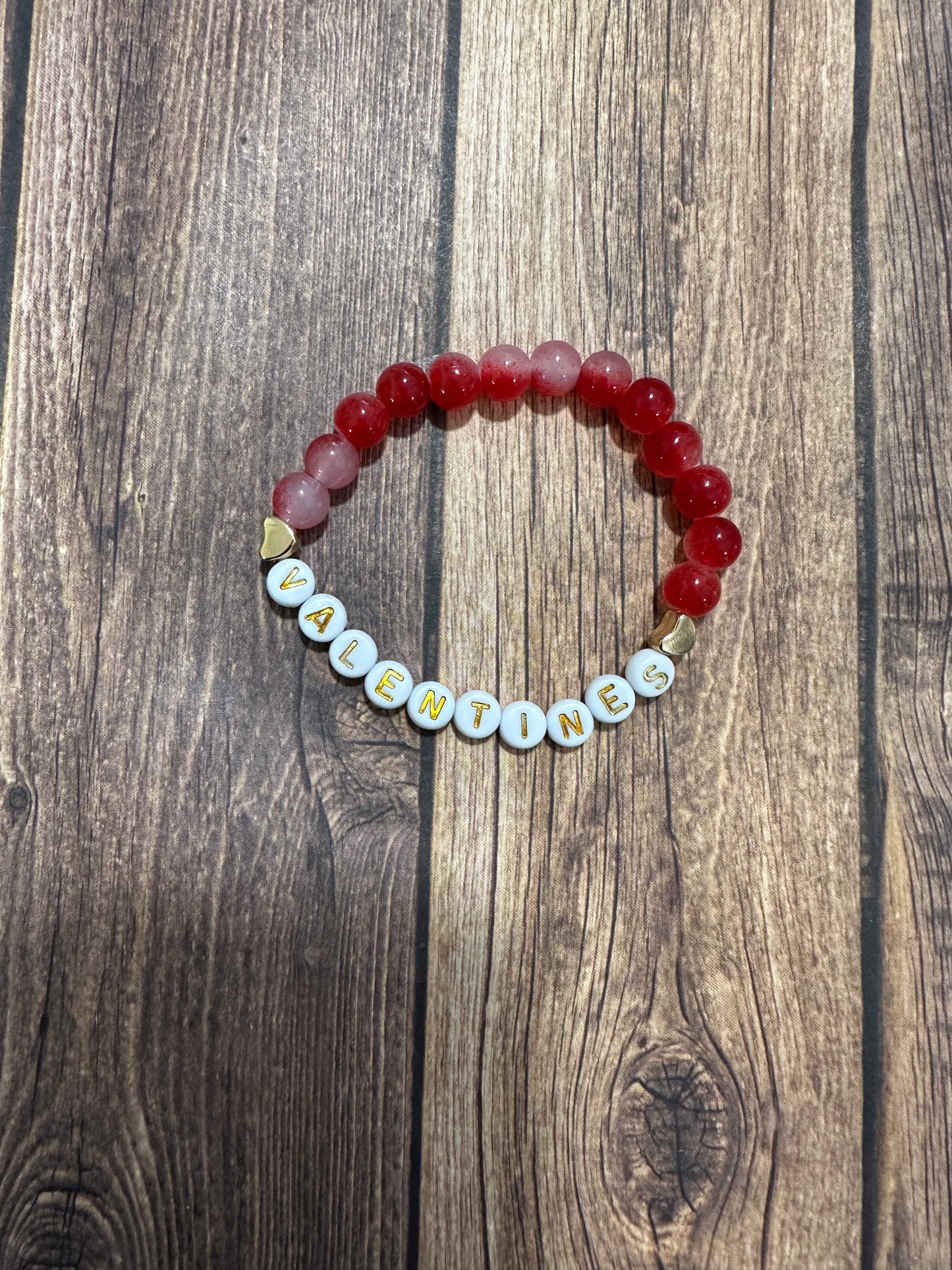 Glass beaded bracelet