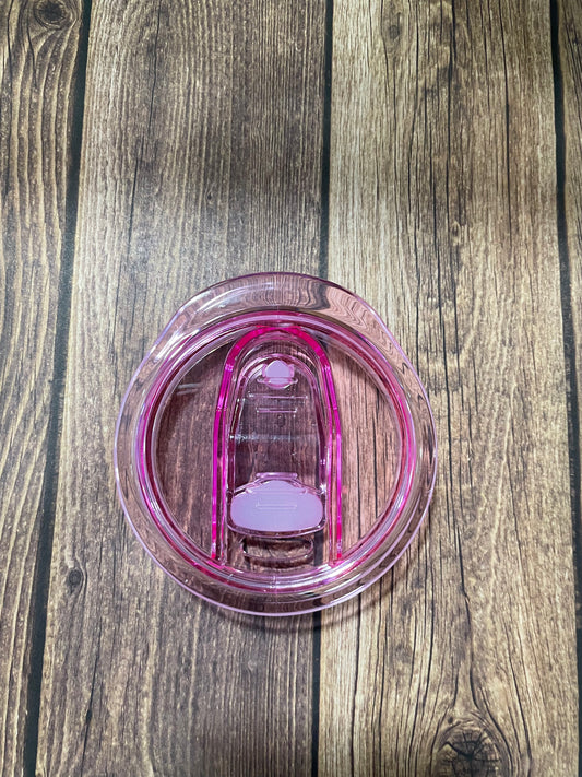 Pink tumbler lid