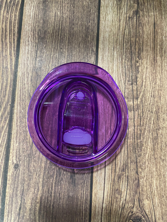 Purple tumbler lid