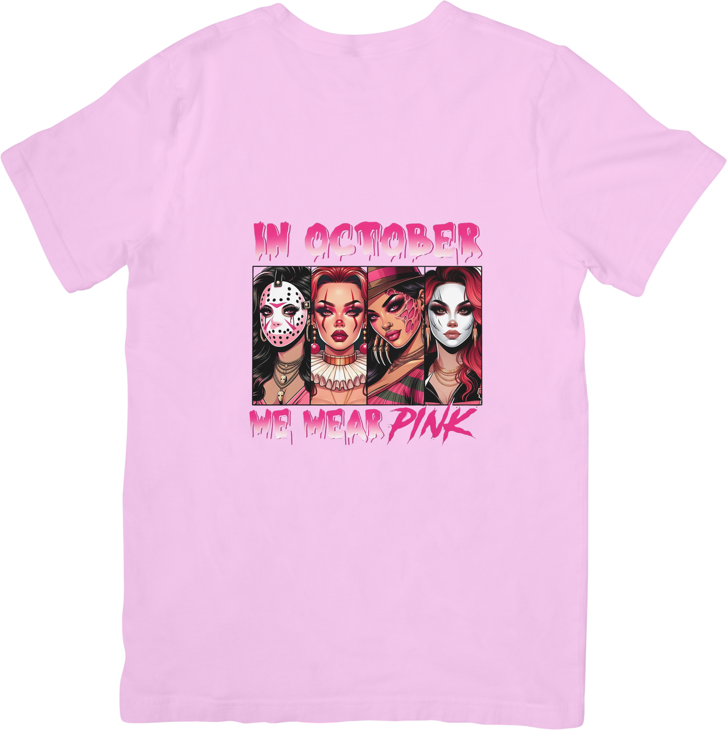 In October we wear pink horror
