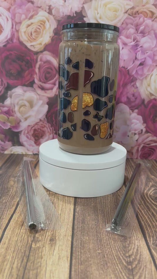 16 oz snow globe tumbler