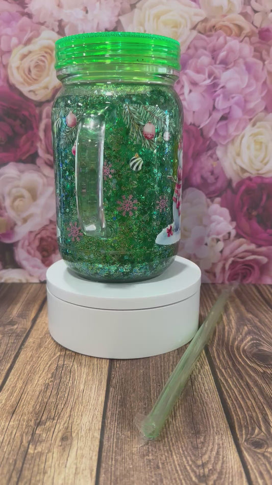 20 oz snow globe tumbler