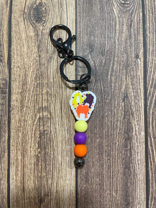 Beaded keychain