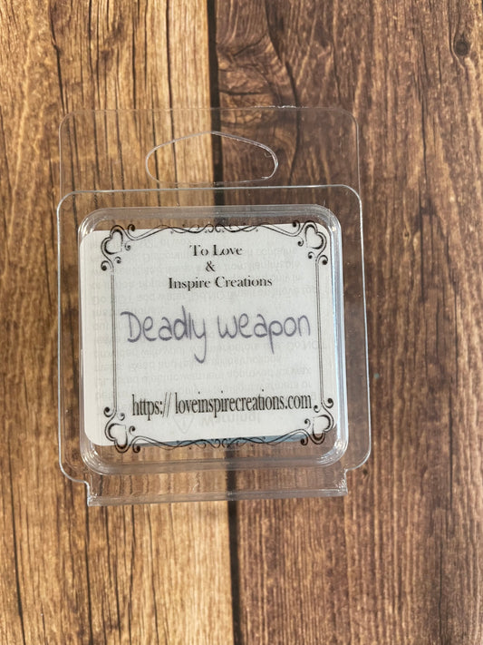 1 oz deadly weapon soy wax melt