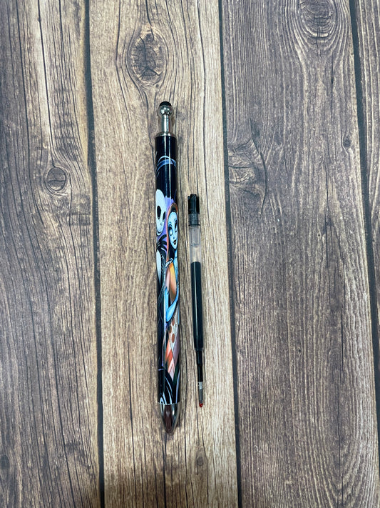 Jack and Sally sublimation pen